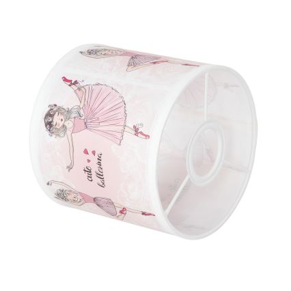 BRILAGI - Universel lampskærm BOBO E27 Ø 15 cm hvid/lyserød/balletsko
