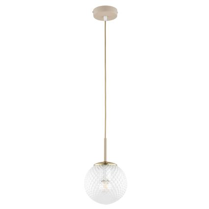 Brilagi - Universelt erstatningsglas STELLA E27 Ø 15 cm klar/guldfarvet