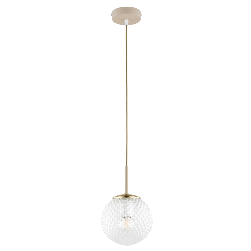 Brilagi - Universelt erstatningsglas STELLA E27 Ø 15 cm klar/guldfarvet