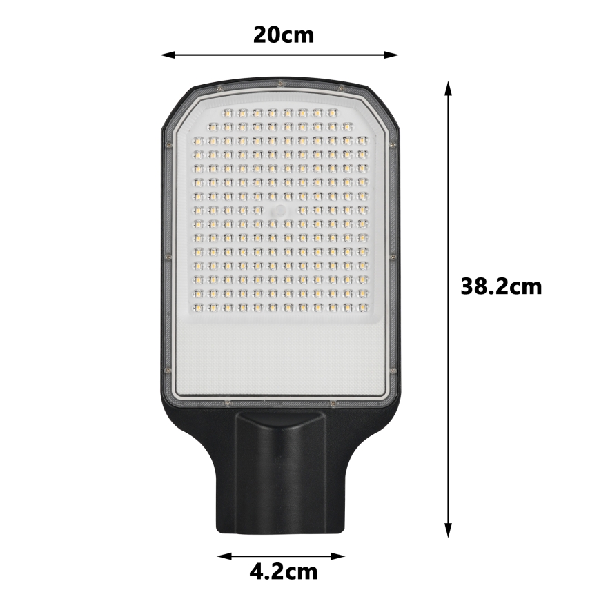 Brilagi - URBANLIGHT LED-gadelampe LED/100W/230V, sort, IP65