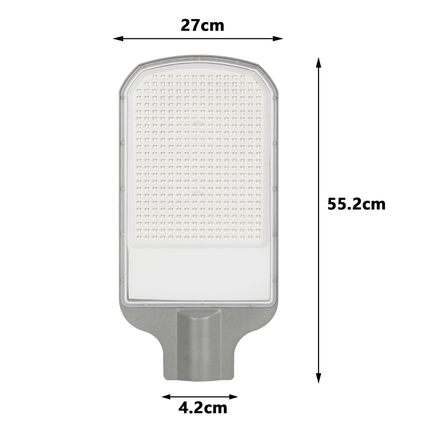 Brilagi - URBANLIGHT LED udendørs gadelampe 200W/230V, grå, IP65