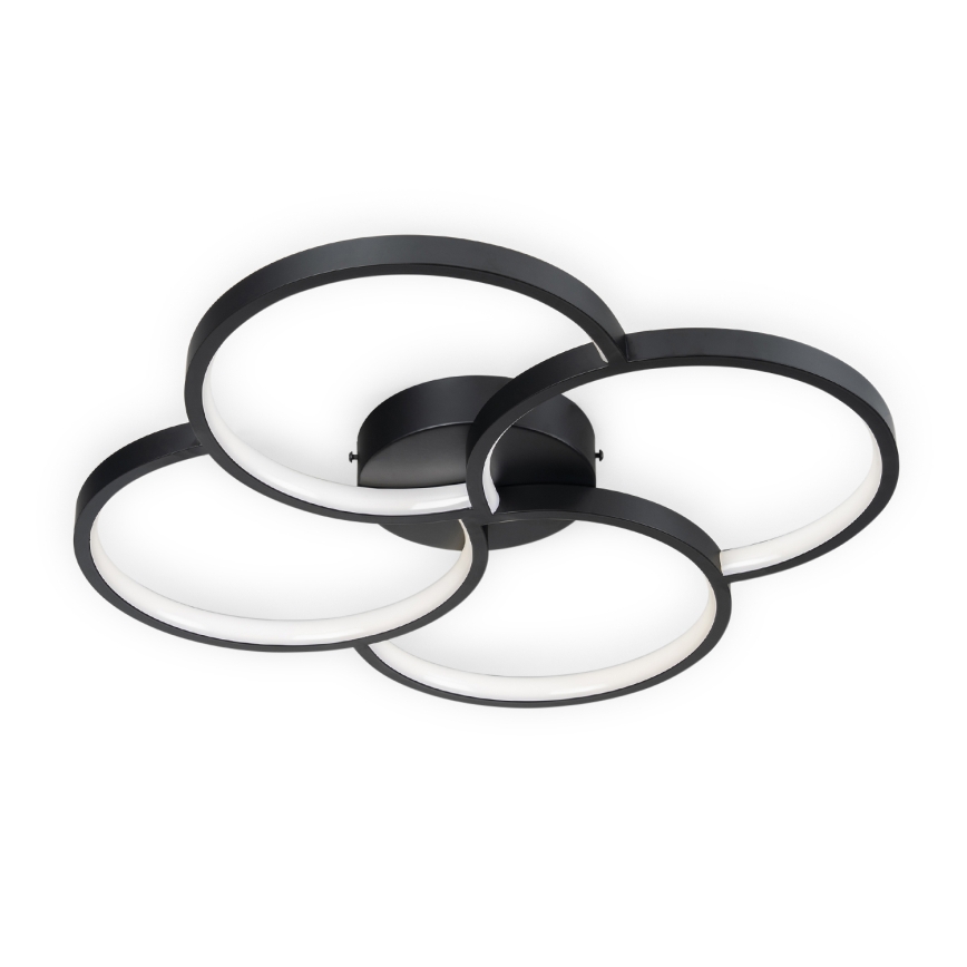 BRILAGI - VELO LED loftlampe, 42 W, 230 V, 4000 K, Ø 52 cm, sort