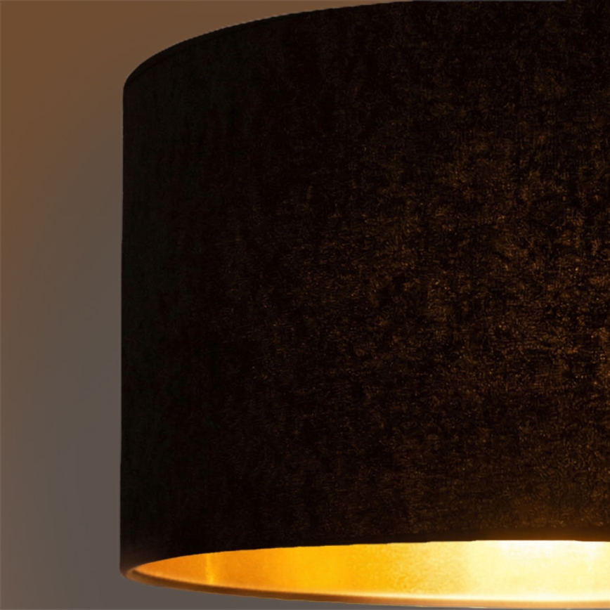 Brilagi - VELVET pendel på ledning 1xE27/60W/230V Ø 40 cm sort/guld