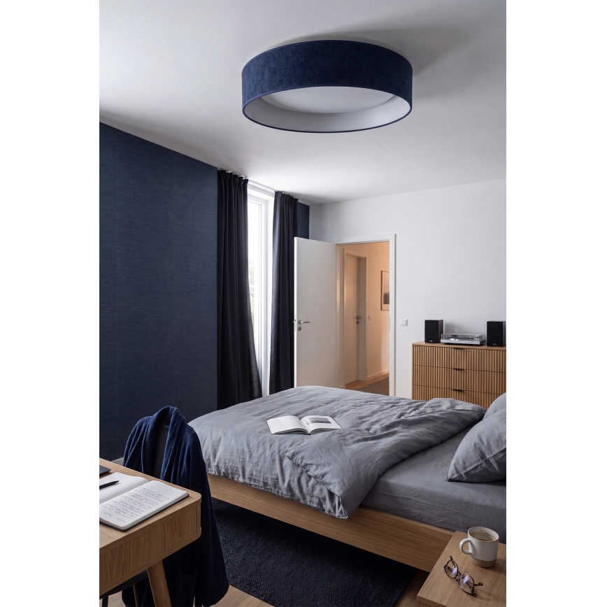 Brilagi - VELVET SIMPLE LED-loftlampe, 24W/230V, 3000K, Ø 45 cm, blå