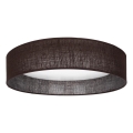 Brilagi - VELVET SMARTIX dæmpbar LED-loftlampe LED/24W/230V 3000–6000K Ø 45 cm brun Wi‑Fi Tuya Beacon + fjernbetjening