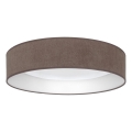 Brilagi - VELVET VARI LED loftlampe, 24 W / 230 V, 3000/4000/6500 K, Ø 45 cm, brun