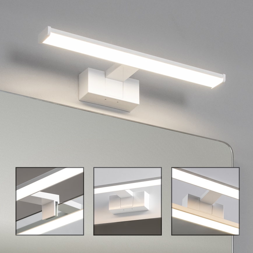 Brilagi - VESTRA 3-i-1 LED-spejlbelysning til badeværelset, 8 W, 230 V, 40 cm, IP44, hvid