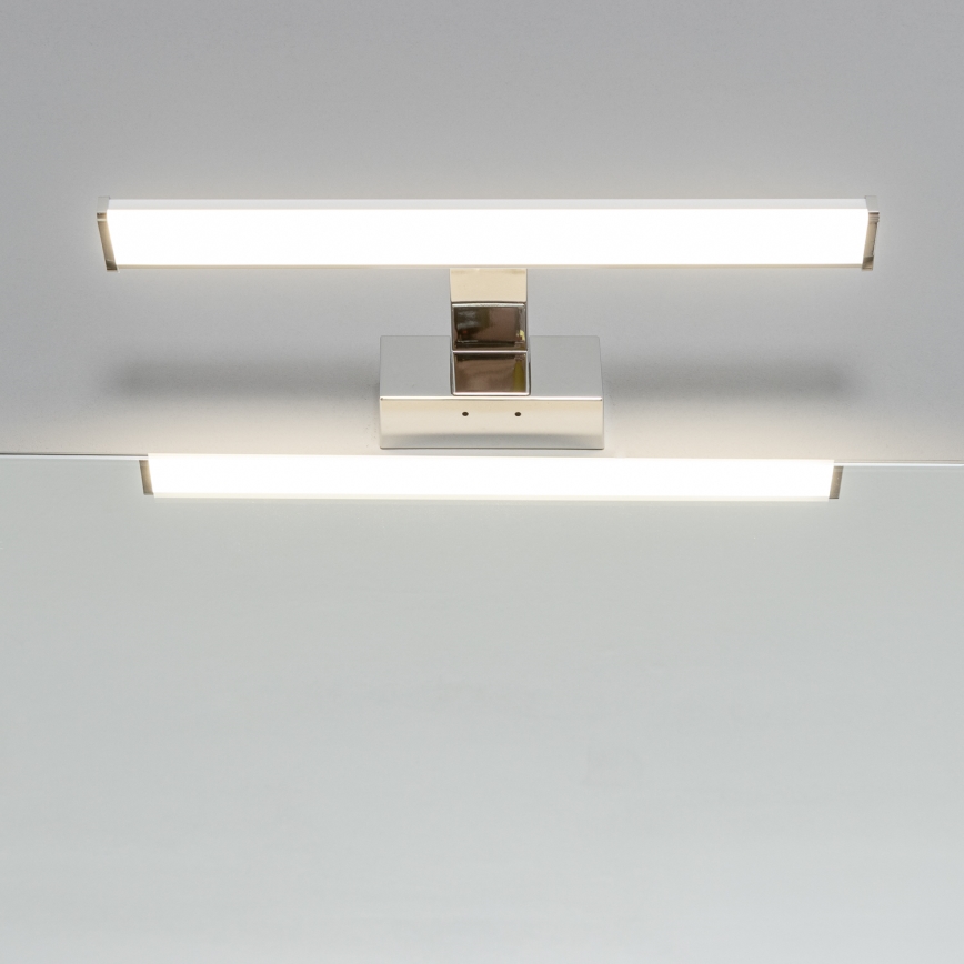 Brilagi - LED belysning til badeværelsesspejl 3-i-1 VESTRA LED/8W/230V 40 cm IP44 blank krom