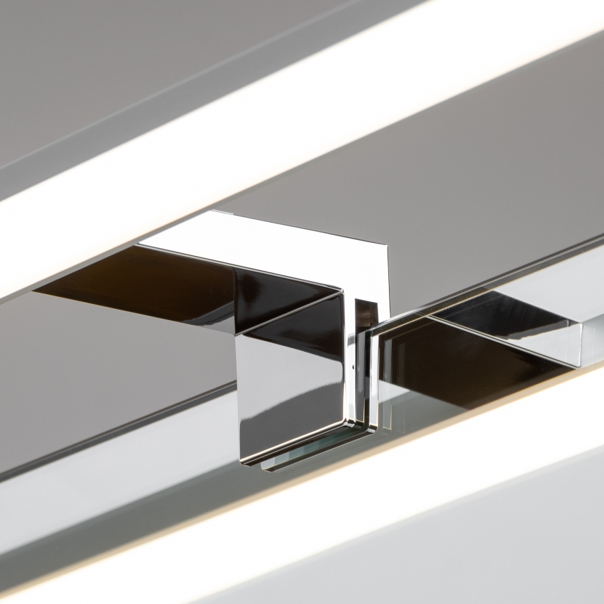 Brilagi - LED belysning til badeværelsesspejl 3-i-1 VESTRA LED/8W/230V 40 cm IP44 blank krom