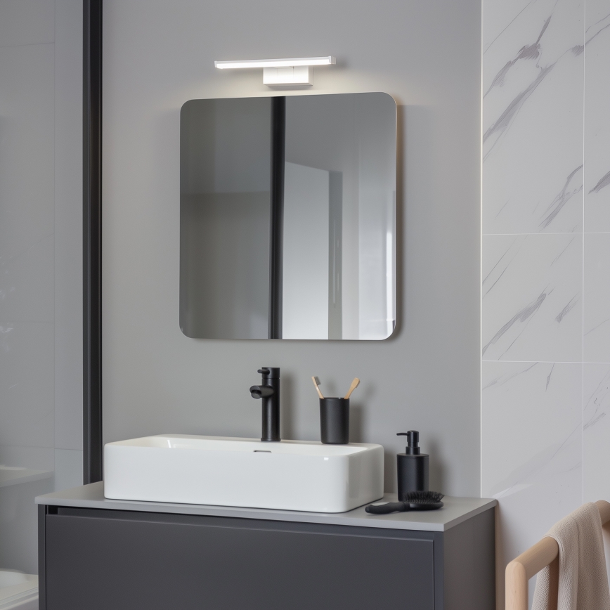 Brilagi - LED badeværelsesspejlbelysning 3-i-1 VESTRA LED/6W/230V 30 cm IP44 hvid