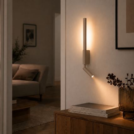 BRILAGI - VIXON LED vægspot LED/3W/230V + LED/5W beige CRI 90