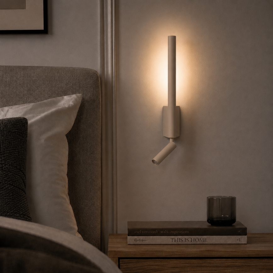 BRILAGI - VIXON LED vægspot LED/3W/230V + LED/5W beige CRI 90