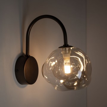 Brilagi - VULCANO væglampe 1xG9/8W/230V bronze/røget beige