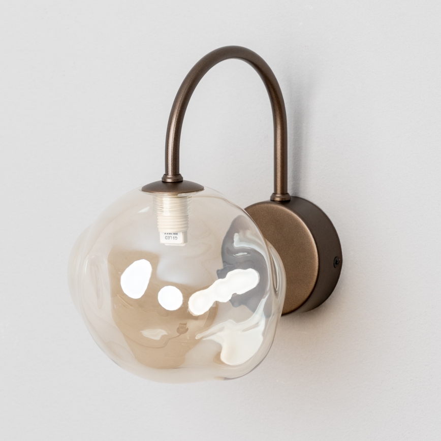 BRILAGI - VULCANO væglampe 1xG9/8W/230V bronze/røget beige