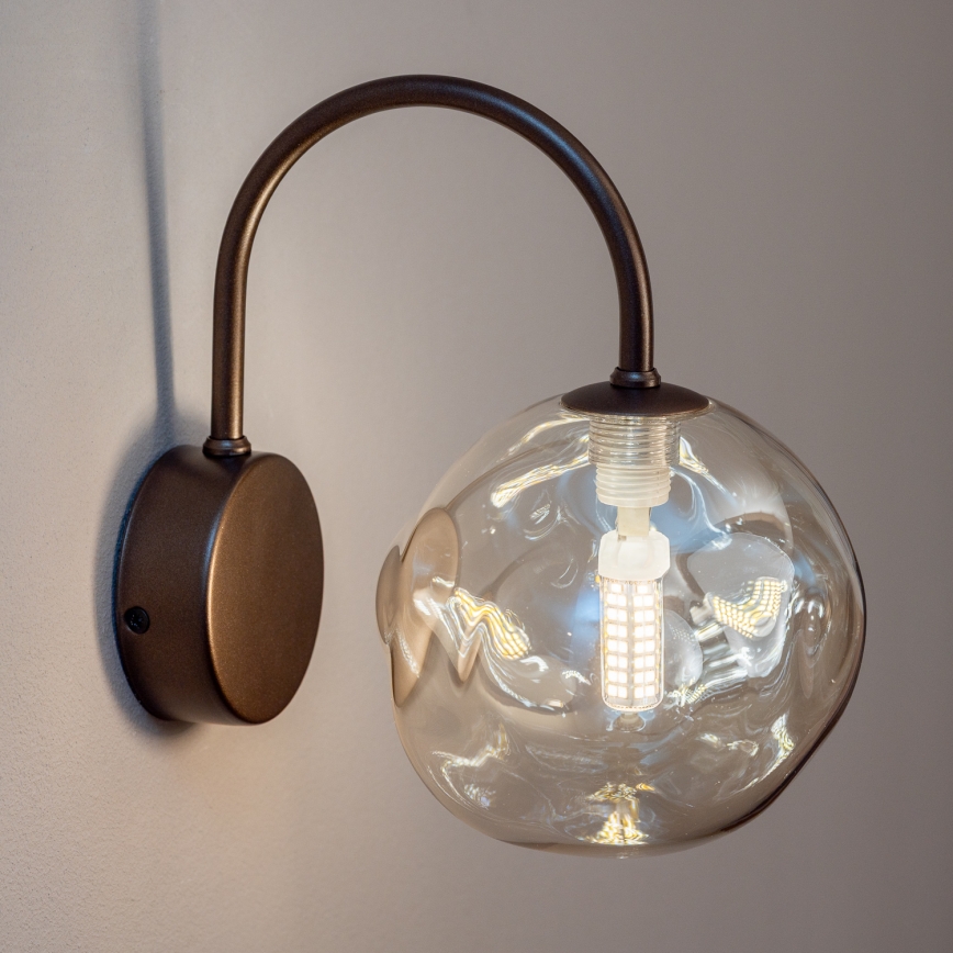 BRILAGI - VULCANO væglampe 1xG9/8W/230V bronze/røget beige