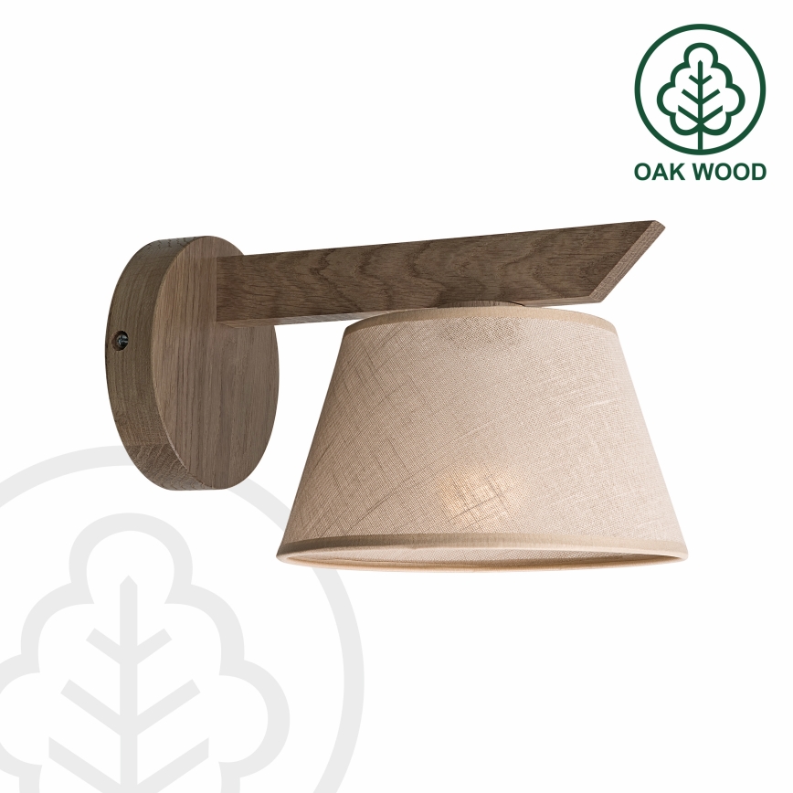 Brilagi - Væglampe ANTHONY 1xE14/40W/230V eg/beige