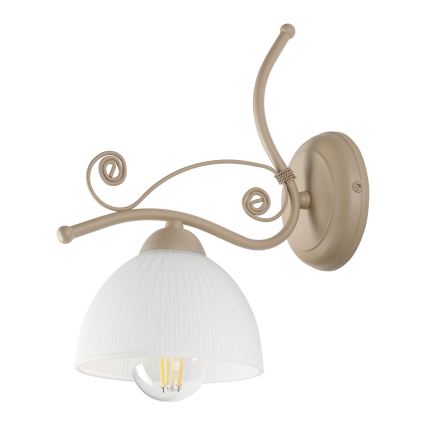 Brilagi - Væglampe ANTICO MODERN 1xE27/60W/230V beige