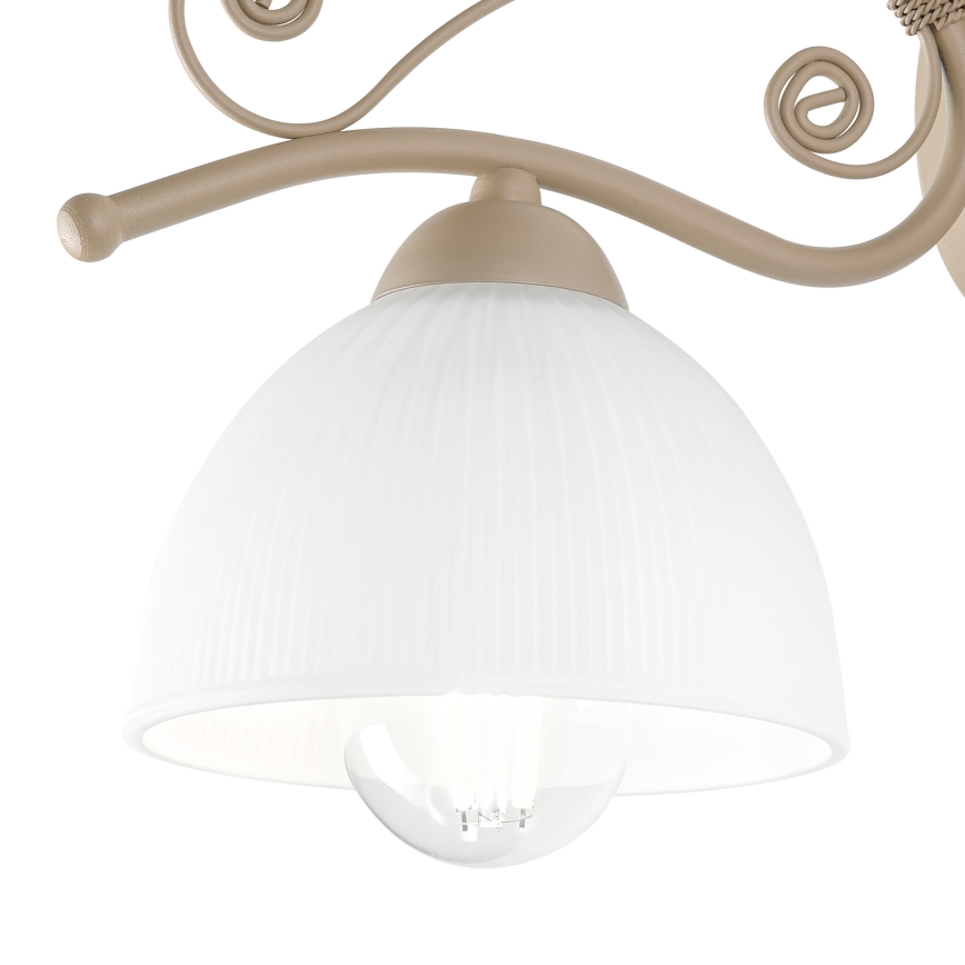 Brilagi - Væglampe ANTICO MODERN 1xE27/60W/230V beige