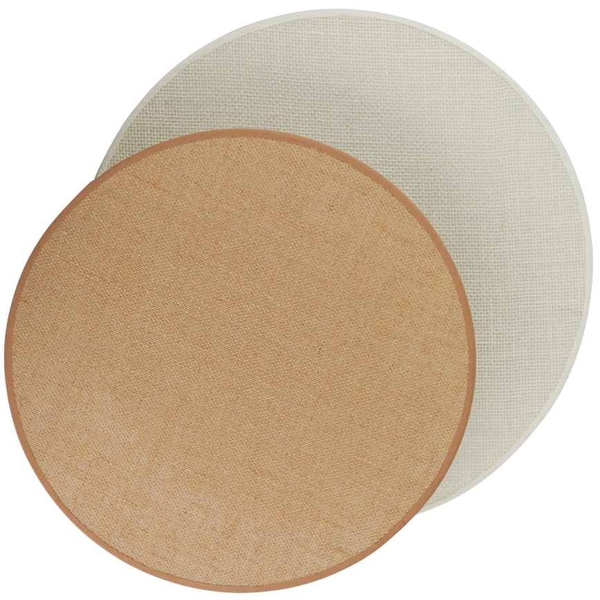 Brilagi - Væglampe CIRCLES 1xE27/15W/230V 35x32 cm beige/cremefarvet