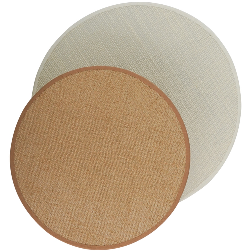 Brilagi - Væglampe CIRCLES 1xE27/15W/230V 45x45 cm beige/cremefarvet