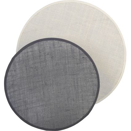 Brilagi - Væglampe CIRCLES 1xE27/60W/230V Ø 35 cm creme/grå