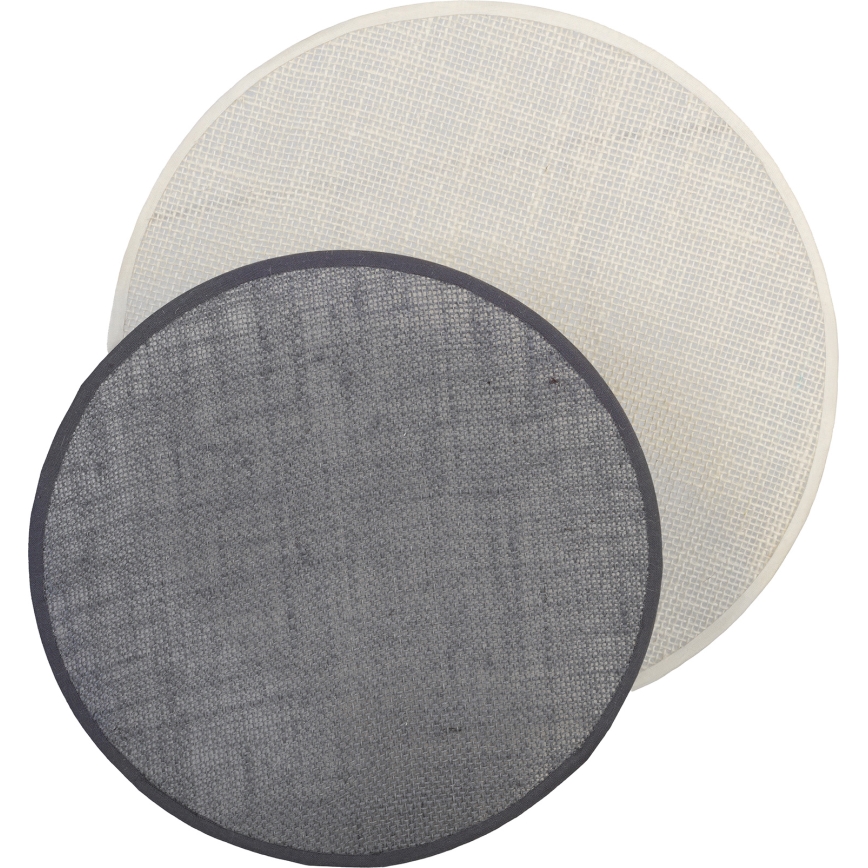 Brilagi - Væglampe CIRCLES 1xE27/60W/230V Ø 35 cm creme/grå