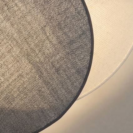 Brilagi - Væglampe CIRCLES 1xE27/60W/230V Ø 35 cm creme/grå