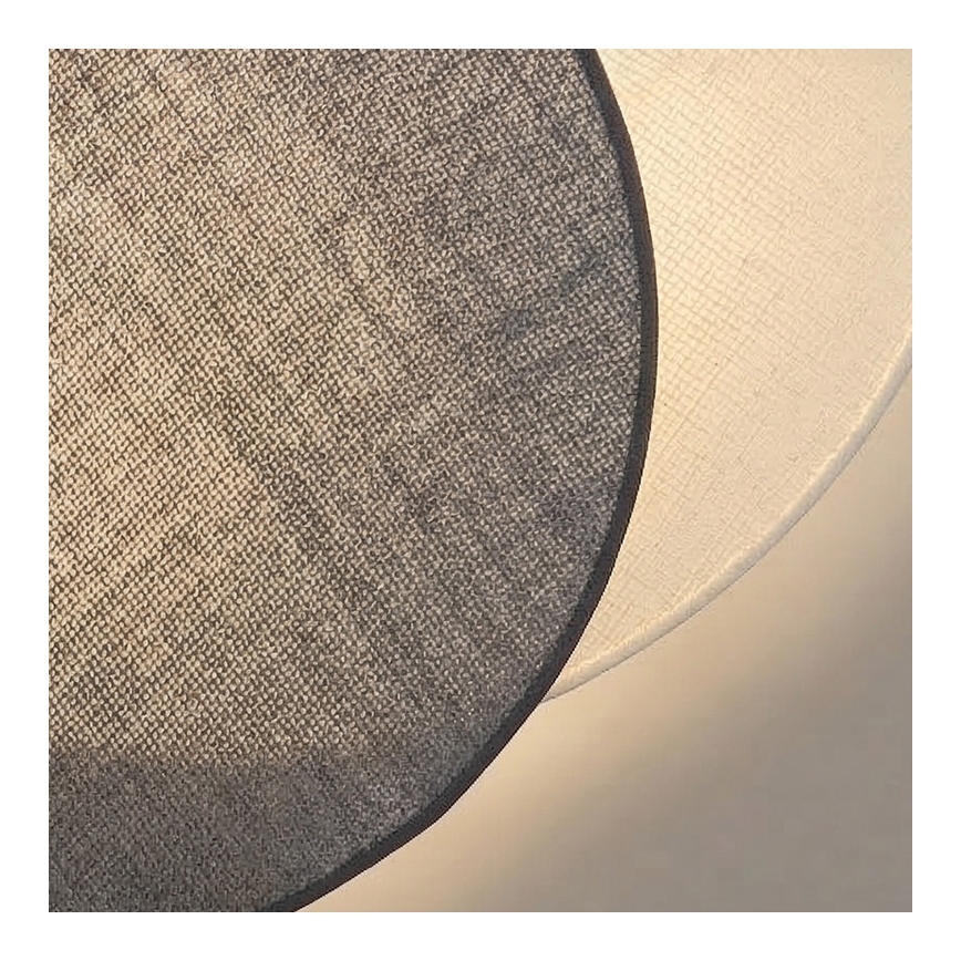 Brilagi - Væglampe CIRCLES 1xE27/60W/230V Ø 35 cm creme/grå