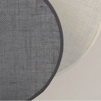 Brilagi - Væglampe CIRCLES 1xE27/60W/230V Ø 35 cm creme/grå