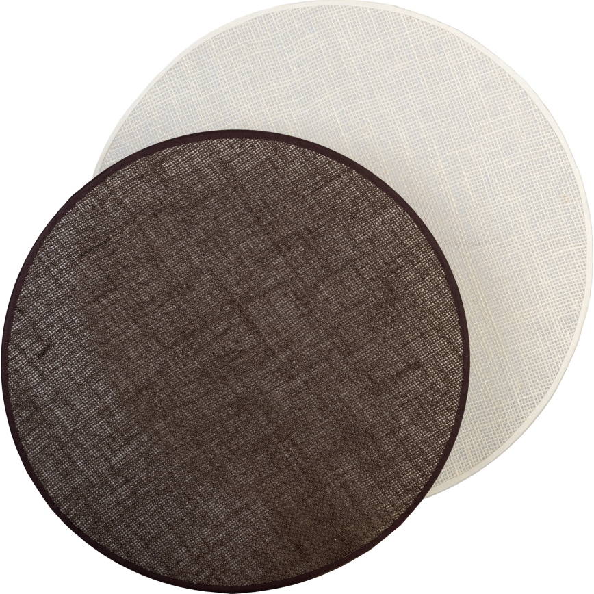 Brilagi - Væglampe CIRCLES 1xE27/60W/230V Ø 45 cm creme/brun