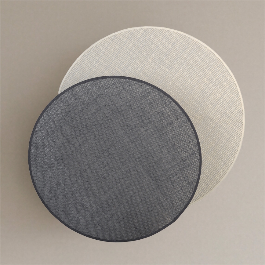 Brilagi - Væglampe CIRCLES 1xE27/60W/230V Ø 45 cm creme/grå