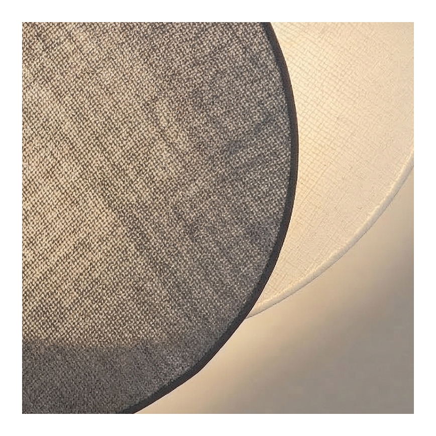 Brilagi - Væglampe CIRCLES 1xE27/60W/230V Ø 45 cm creme/grå