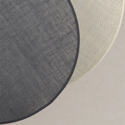 Brilagi - Væglampe CIRCLES 1xE27/60W/230V Ø 45 cm creme/grå