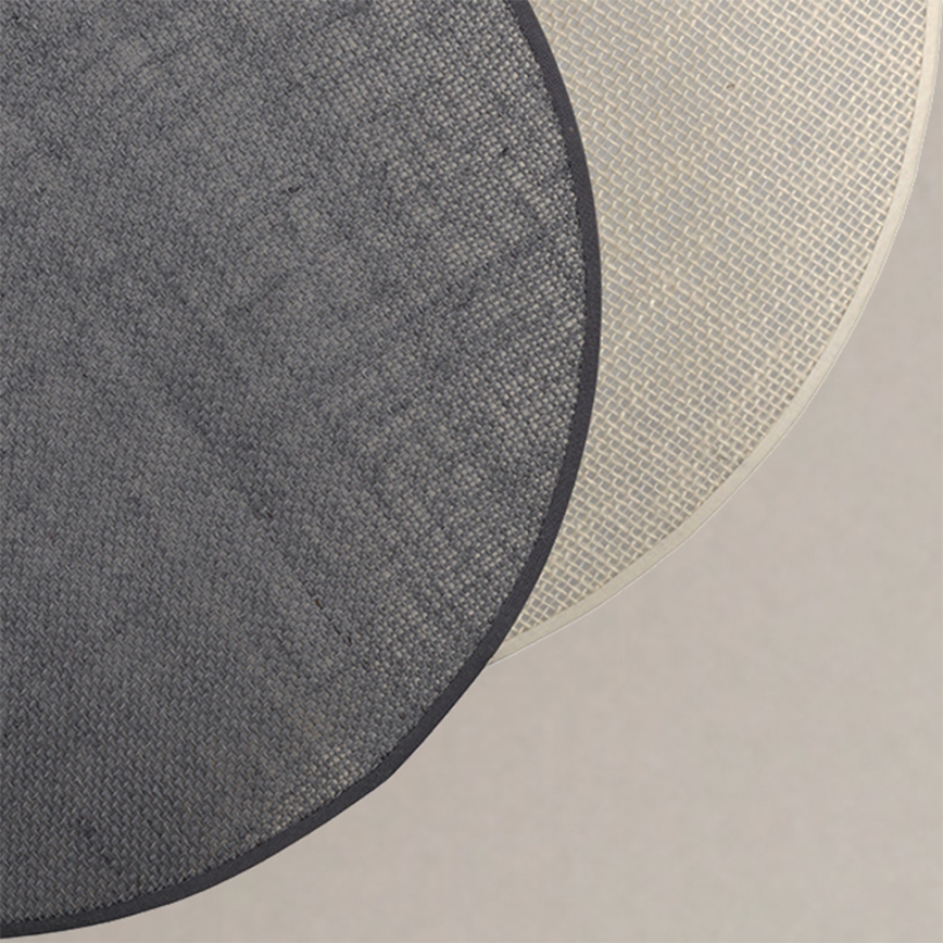 Brilagi - Væglampe CIRCLES 1xE27/60W/230V Ø 45 cm creme/grå