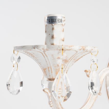 BRILAGI - Væglampe CLASSIC 2xE14/10W/230V creme/patina