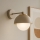 Brilagi - Væglampe COSMO 1xE27/60W/230V beige/guld