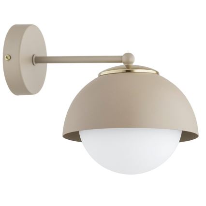 Brilagi - Væglampe COSMO 1xE27/60W/230V beige/guld