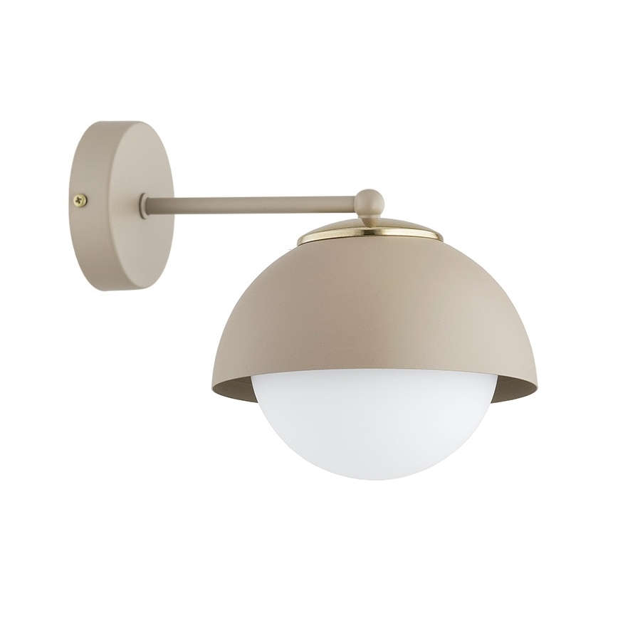 Brilagi - Væglampe COSMO 1xE27/60W/230V beige/guld