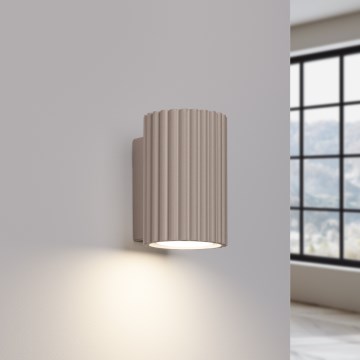 Brilagi - Væglampe CRESTO 2xGU10/10W/230V 10 cm taupe