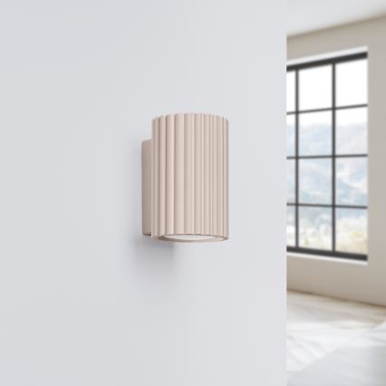 Brilagi - Væglampe CRESTO 2xGU10/10W/230V 10 cm taupe