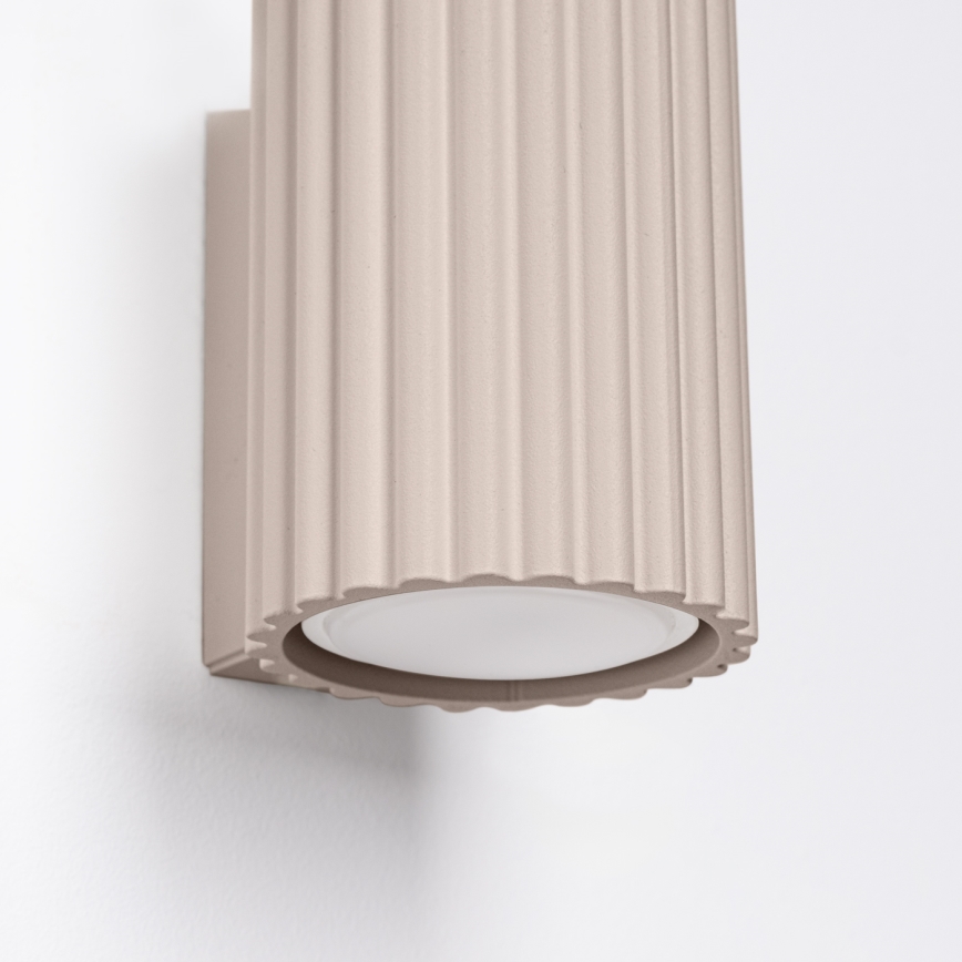 Brilagi - Væglampe CRESTO 2xGU10/10W/230V 10 cm taupe