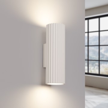 Brilagi - Væglampe CRESTO 2xGU10/10W/230V 20 cm cremefarvet