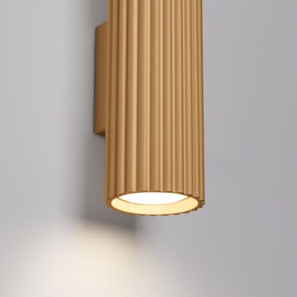 Brilagi - Væglampe CRESTO 2xGU10/10W/230V 20 cm guldfarvet