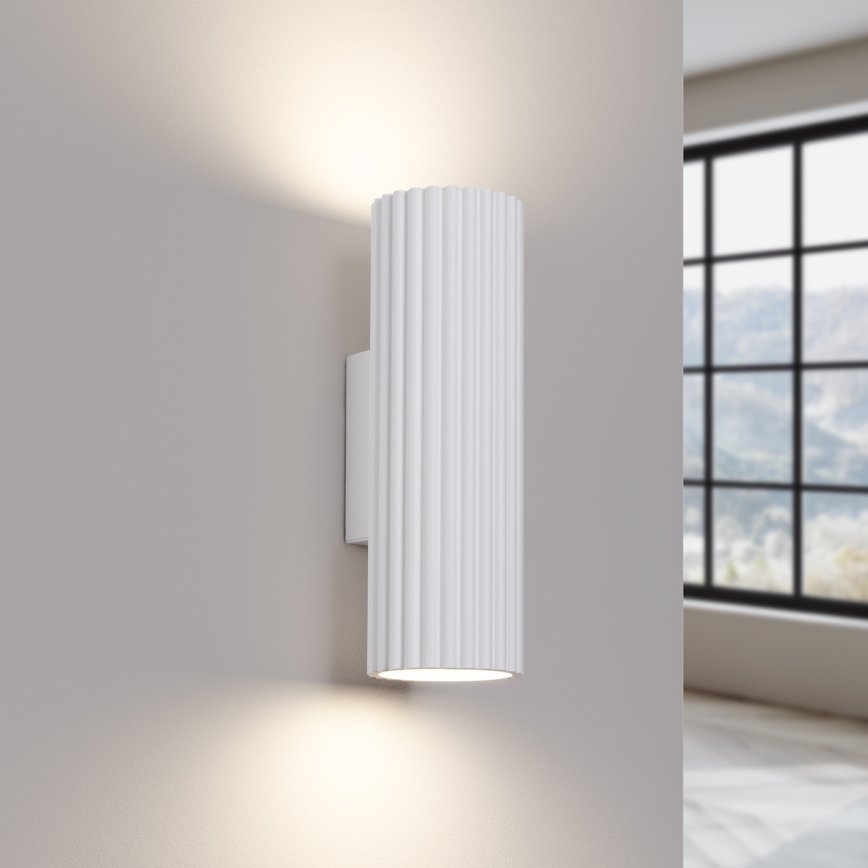 Brilagi - Væglampe CRESTO 2xGU10/10W/230V 20 cm hvid