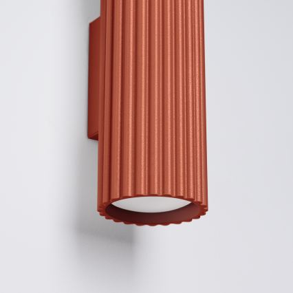 Brilagi - Væglampe CRESTO 2xGU10/10W/230V 20 cm rød