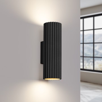 Brilagi - Væglampe CRESTO 2xGU10/10W/230V 20 cm sort