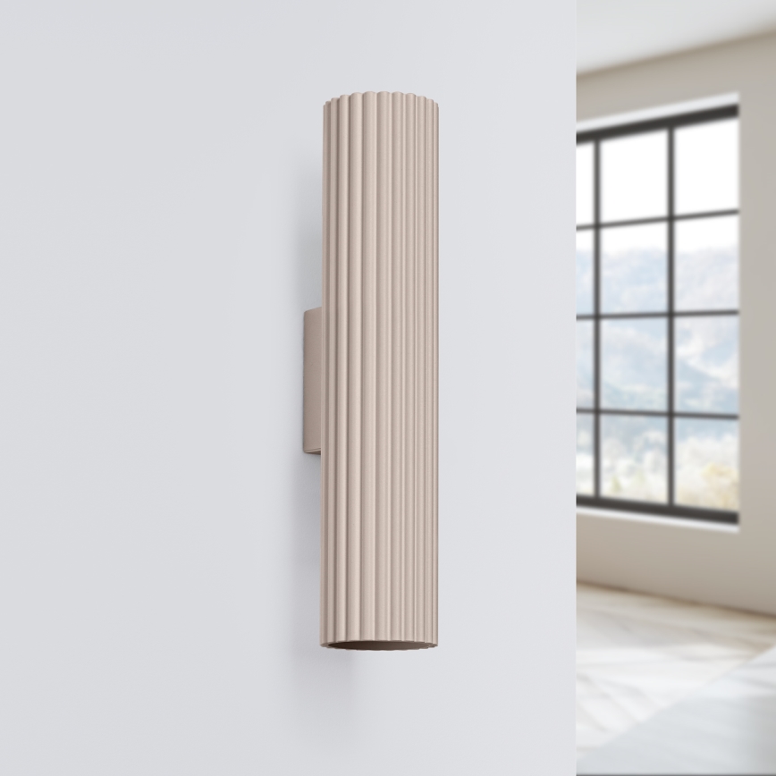 Brilagi - Væglampe CRESTO 2xGU10/10W/230V 20 cm taupe