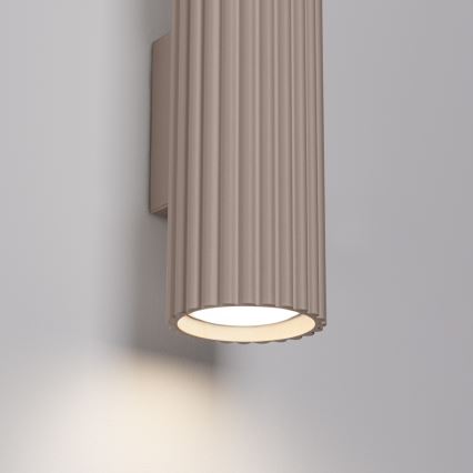 Brilagi - Væglampe CRESTO 2xGU10/10W/230V 20 cm taupe