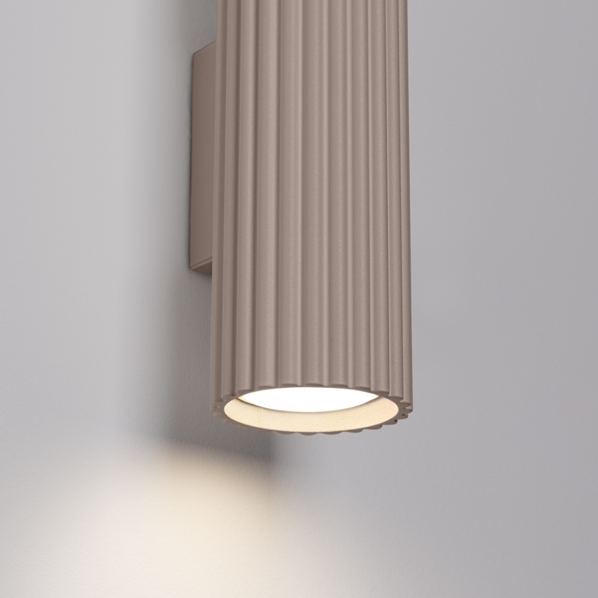 Brilagi - Væglampe CRESTO 2xGU10/10W/230V 20 cm taupe