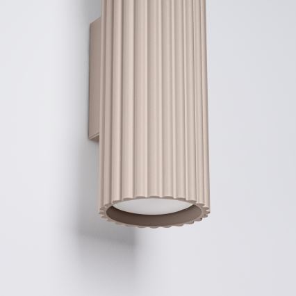 Brilagi - Væglampe CRESTO 2xGU10/10W/230V 20 cm taupe